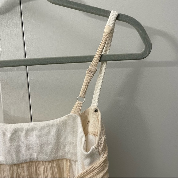 Vintage Free People Embellished Gauze Midi Dress - Picture 7 of 11